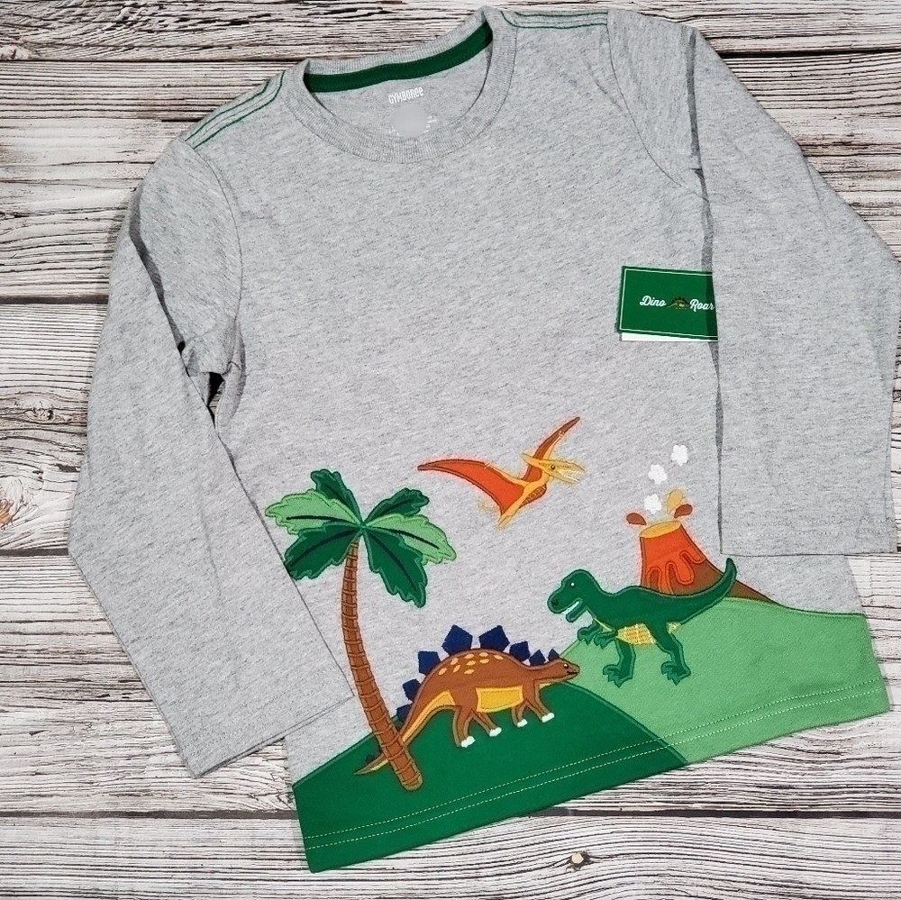 Gymboree Dinosaur Long-Sleeve Top NWT